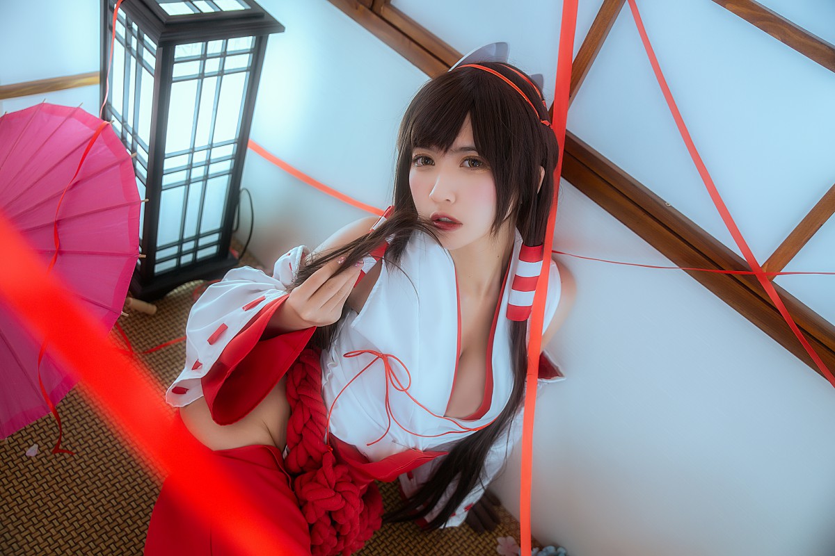 [Cosplay]鳗鱼霏儿 – 巫女